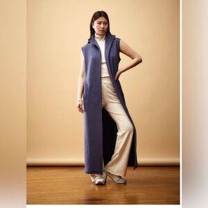 Mantra Los Angeles Ynez Long Vest NWT